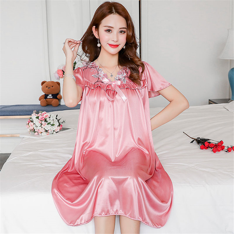 Robe Silk Women - NOWA letnia koszula nocna z lodowego
