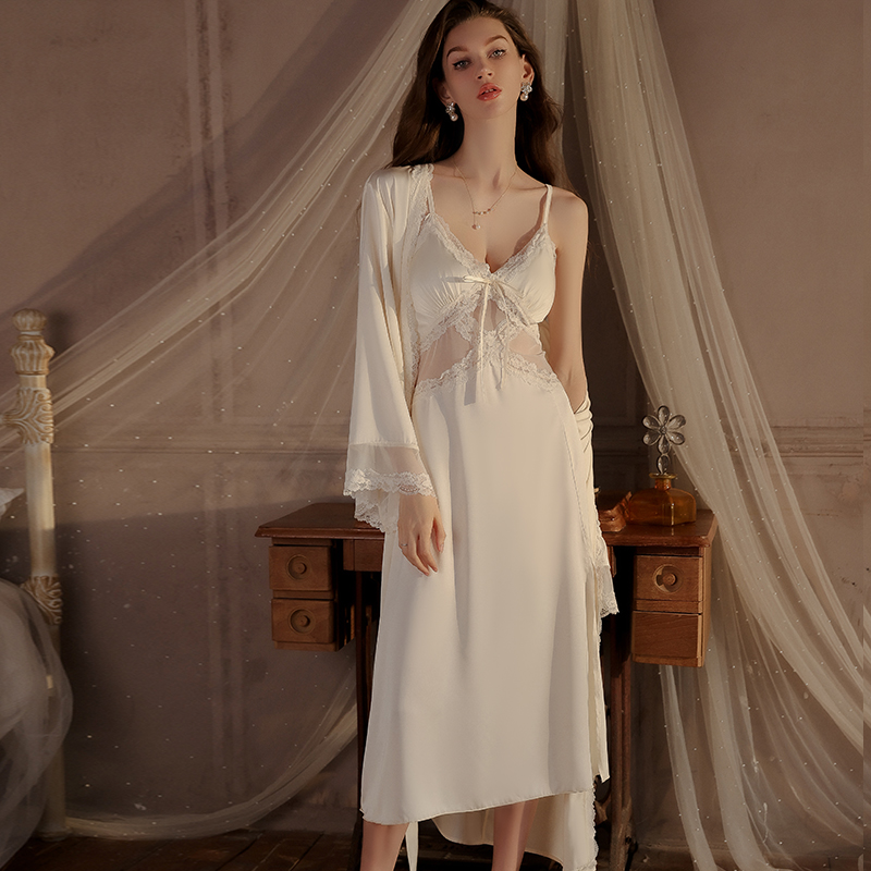Damska francuska romantyczna k – Robe Silk Women recenzja i cena